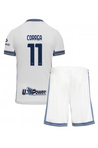 Inter Milan Joaquin Correa #11 Babytruitje Uit tenue Kind 2024-25 Korte Mouw (+ Korte broeken)